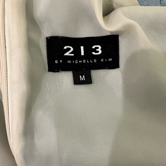 213 by Michelle Kim baby doll collared lace dress size Medium - Picture 8 of 11